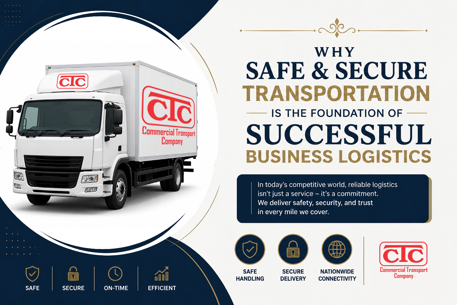 Why Safe & Secure Transportation is the Foundation of Successful Business Logistics